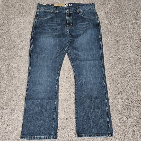 Wrangler Other - Wrangler Retro Slim Boot Jeans Men's 36X30 Blue Western Cowboy Ranchwear